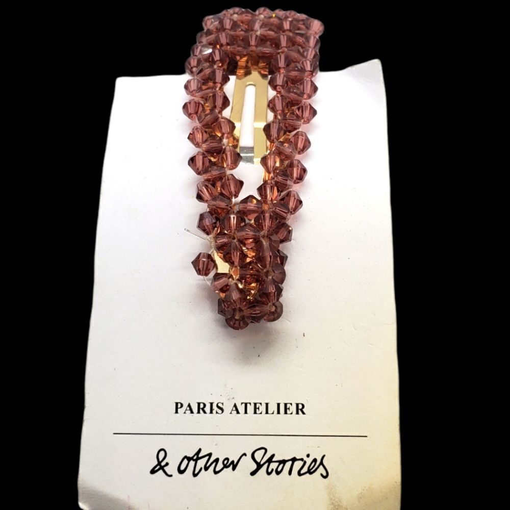 NWT Paris Atelier & Other Stories Purple Hair Clip